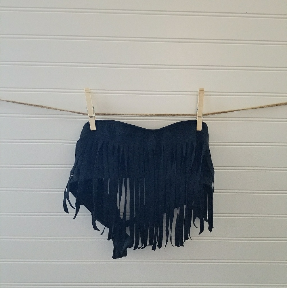 Fringe Bandeau Bikini Top
